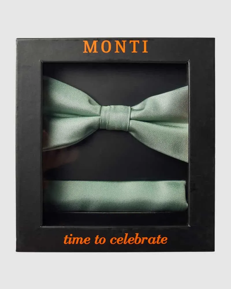 Monti Fliege aus Seide Gruen
