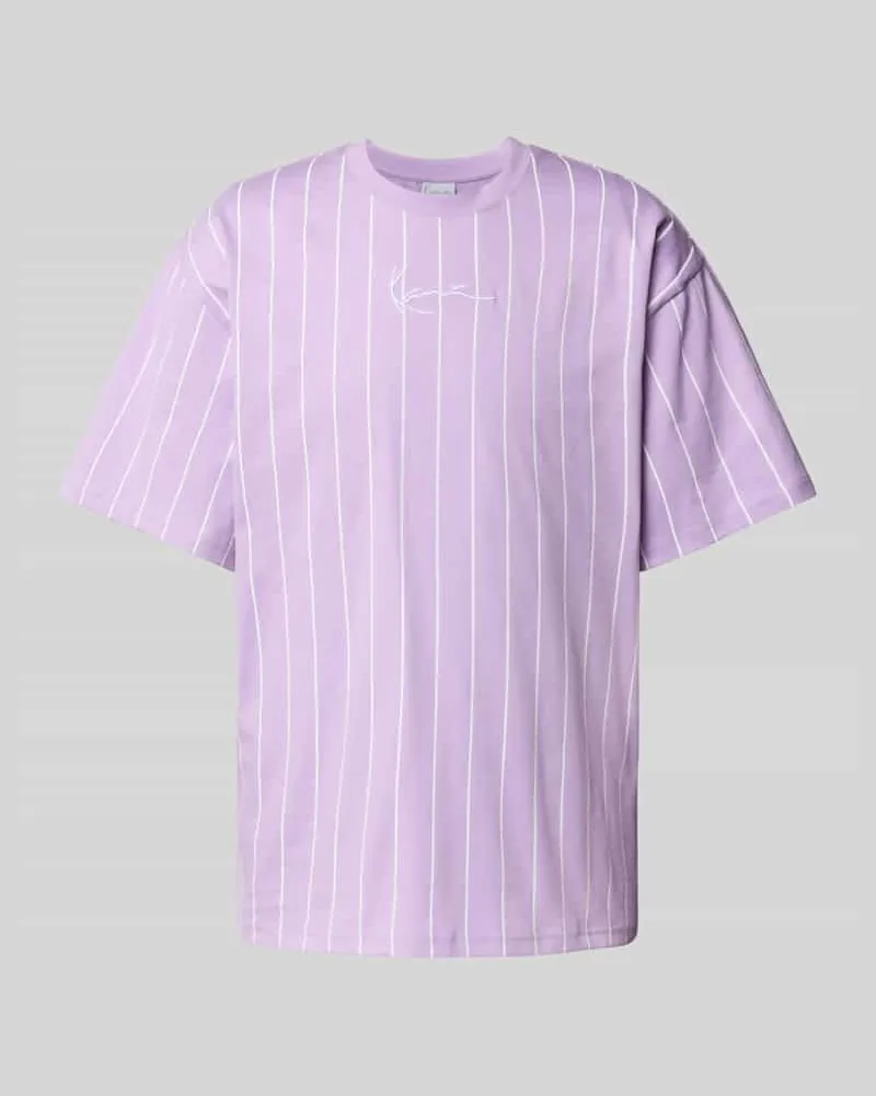 Karl Kani T-Shirt mit Label-Stitching 