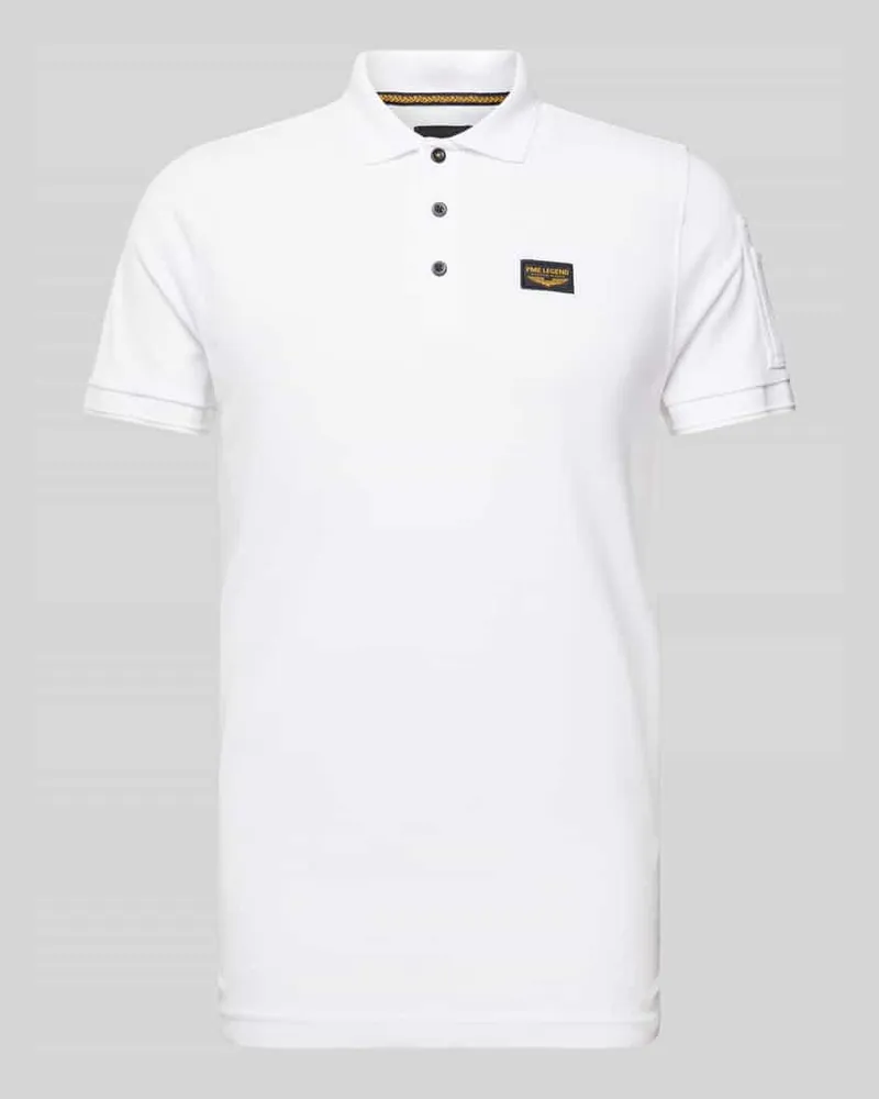 PME Legend Poloshirt mit Label-Detail 
