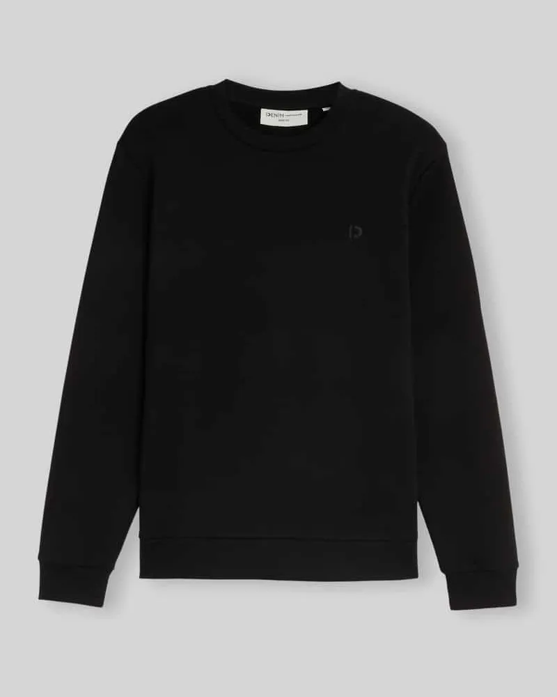Tom Tailor Regular Fit Sweatshirt aus Baumwoll-Mix Black
