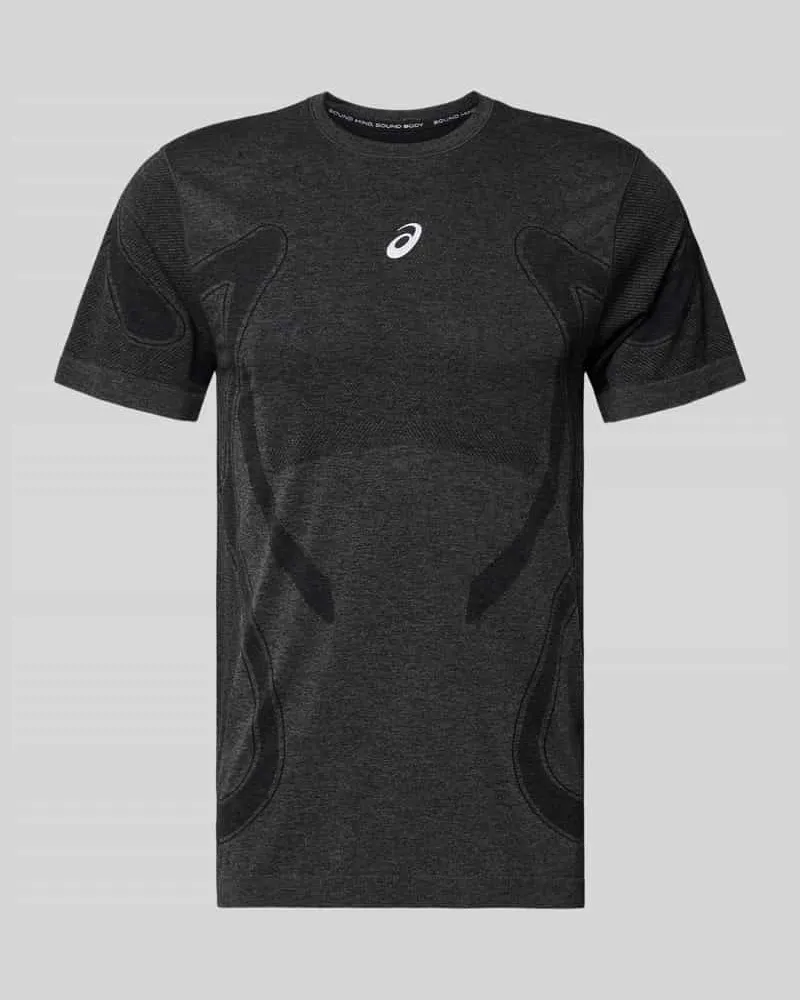 Asics Slim Fit RUNNING T-Shirt Modell 'ROAD Black