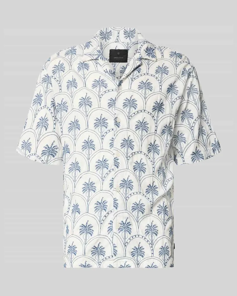 Jack & Jones Regular Fit Freizeithemd aus reiner Viskose Modell 'Fred Weiss