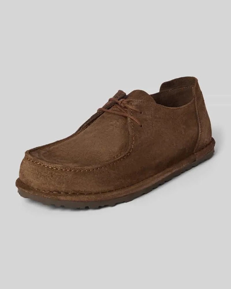 Birkenstock Schnürschuh mit Profilsohle Dunkelbraun
