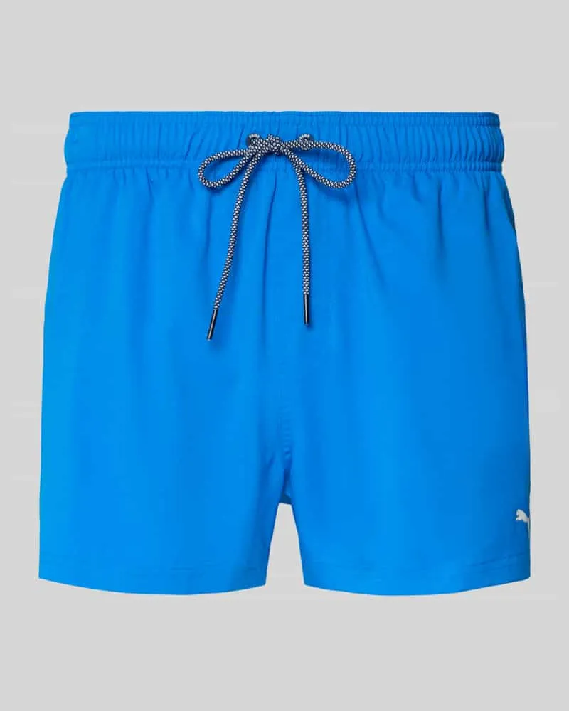 Puma Badehose mit Seitentaschen und Klettverschlusstasche hinten Royal