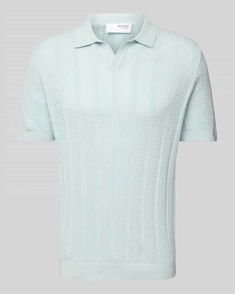 Selected Homme Poloshirt in Strick-Optik Modell 'WELLS 