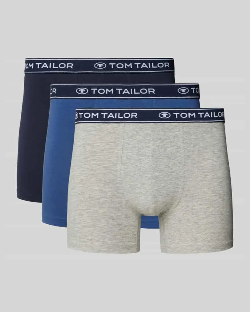 Tom Tailor Slim Fit Trunks aus Baumwoll-Elasthan-Mix 