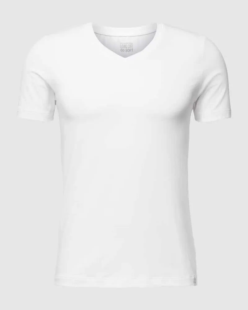 Schiesser T-Shirt mit V-Ausschnitt 