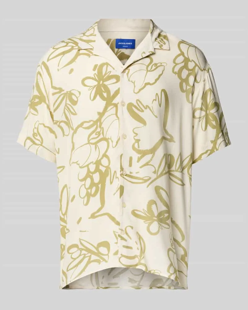 Jack & Jones Regular Fit Freizeithemd mit Resortkragen Modell 'LUKE 