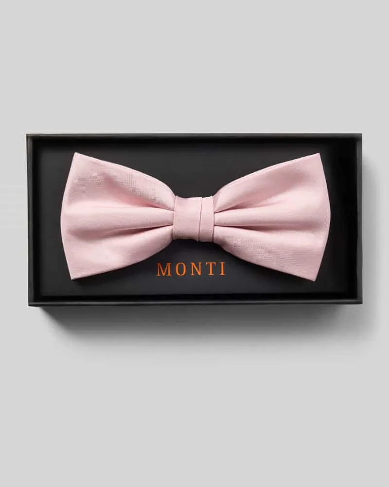 Monti Fliege aus reiner Seide Pink