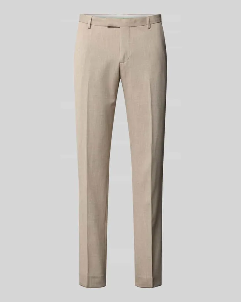 McNeal Slim Fit Anzughose mit Strukturmuster 