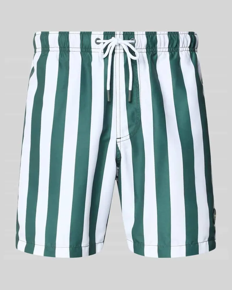 Shiwi Badehose mit Gesäßtasche und elastischem Bund Dunkelgruen