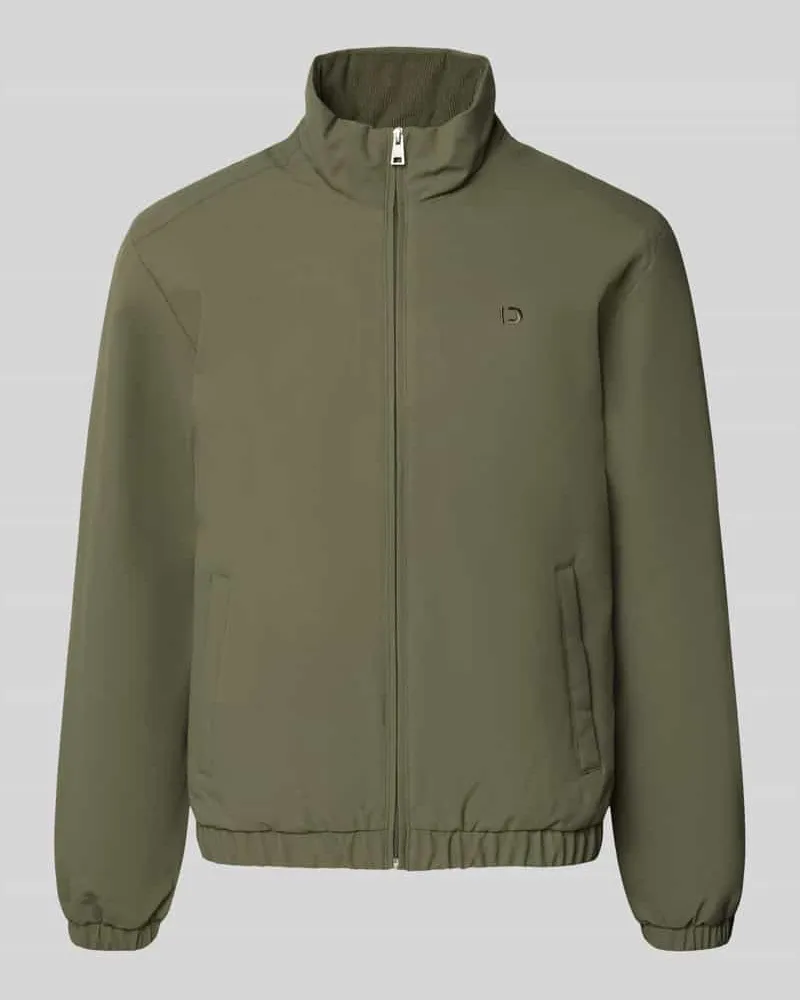 Tom Tailor Relaxed Fit Blouson mit Stehkragen Oliv