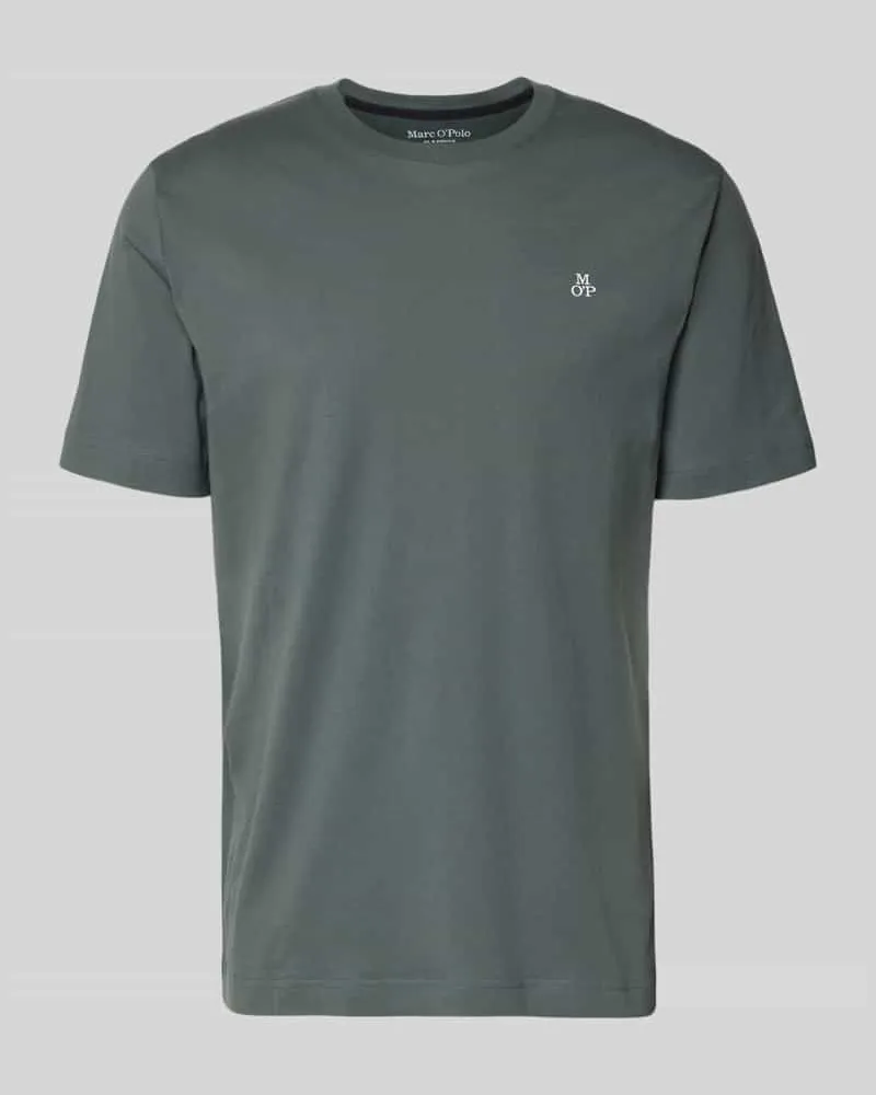 Marc O'Polo Regular Fit T-Shirt aus reiner Baumwolle Oliv