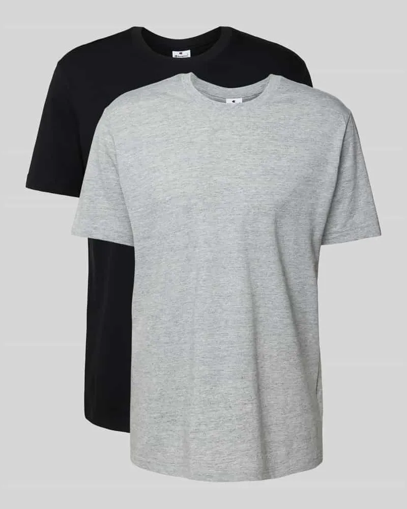 Champion T-Shirt mit Logo-Badge im 2er-Pack 