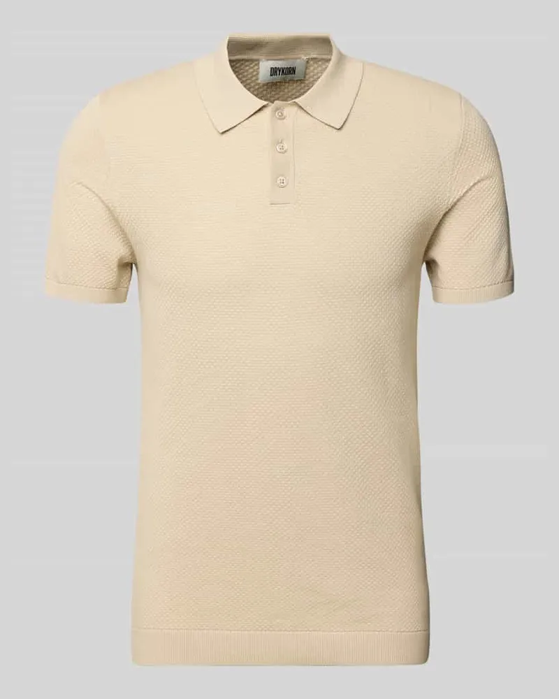 Drykorn Slim Fit Poloshirt mit Strukturmuster Modell 'TRITON 