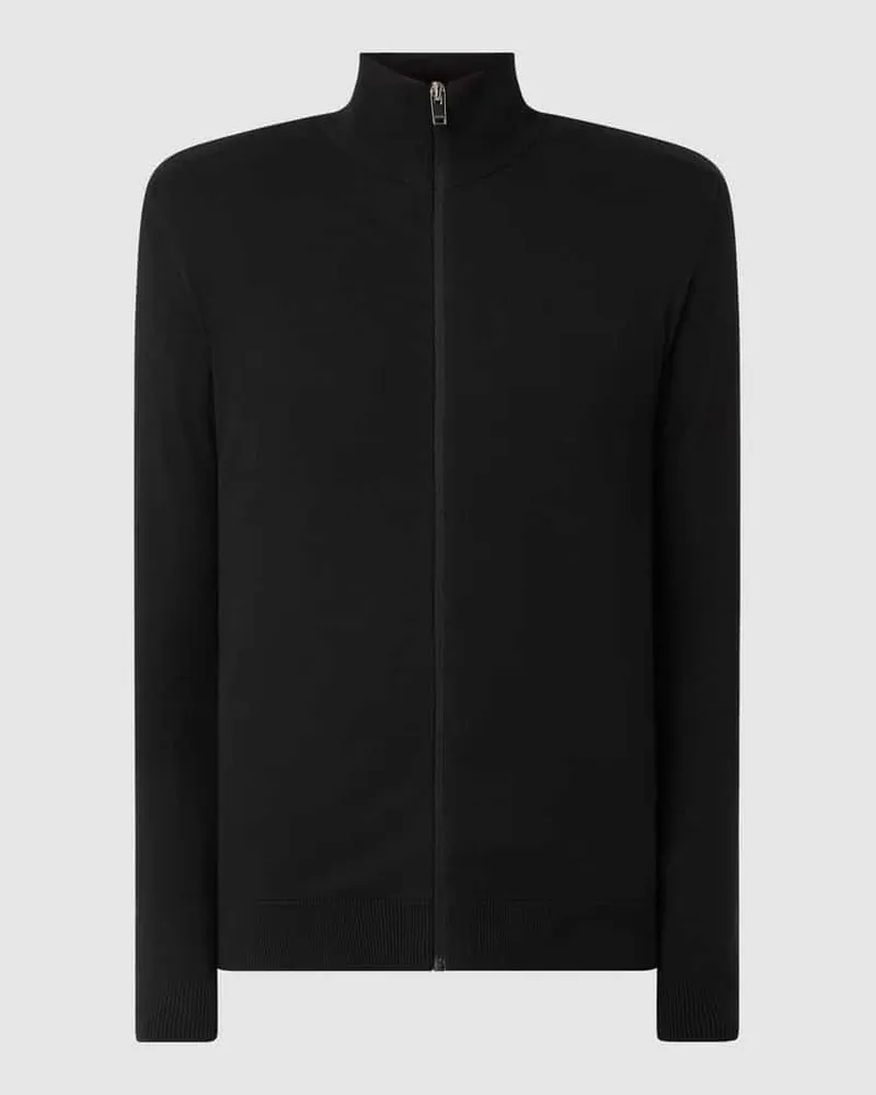 Selected Homme Strickjacke mit Stehkragen Modell 'BERG 
