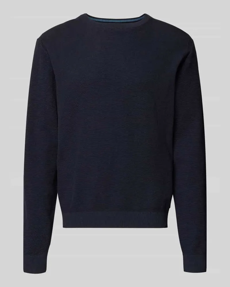 Tom Tailor Regular Fit Strickpullover aus reiner Baumwolle 