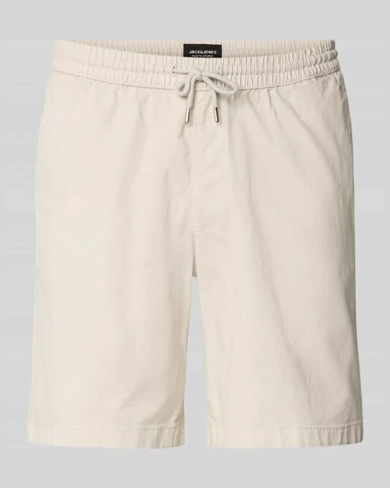 Jack & Jones Shorts mit elastischem Bund Modell 'JAIDEN CARTER Beige