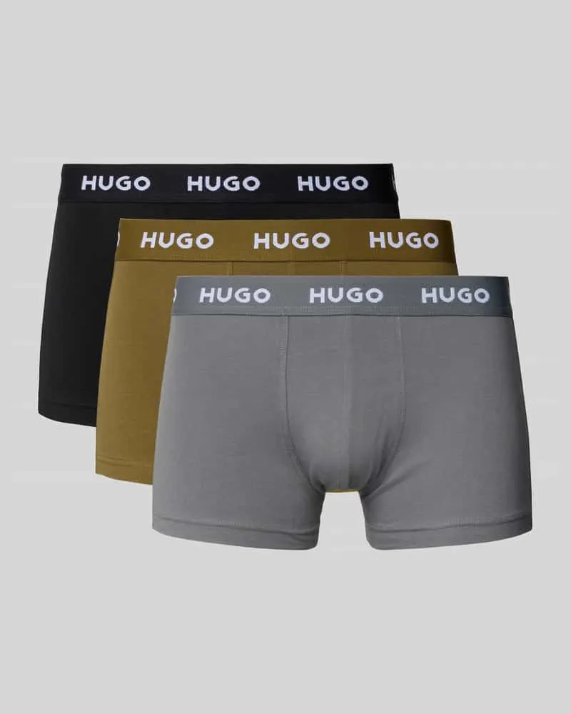 HUGO BOSS Trunks aus Baumwoll-Mix im 3er-Pack 