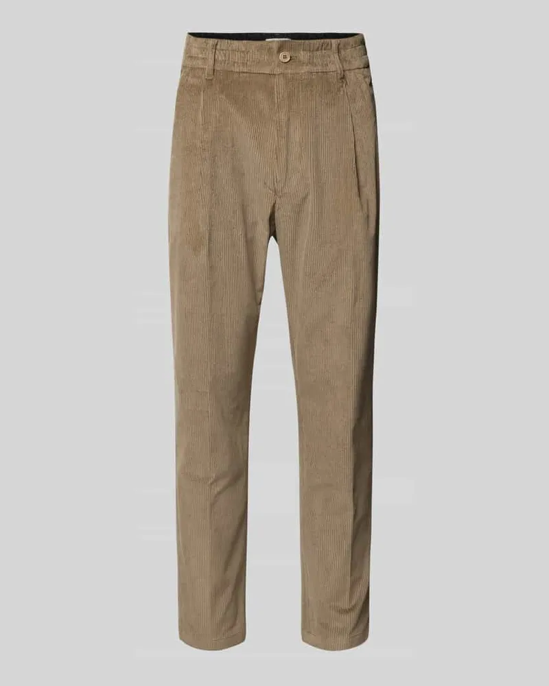 Drykorn Cordhose mit französischen Eingrifftaschen Beige