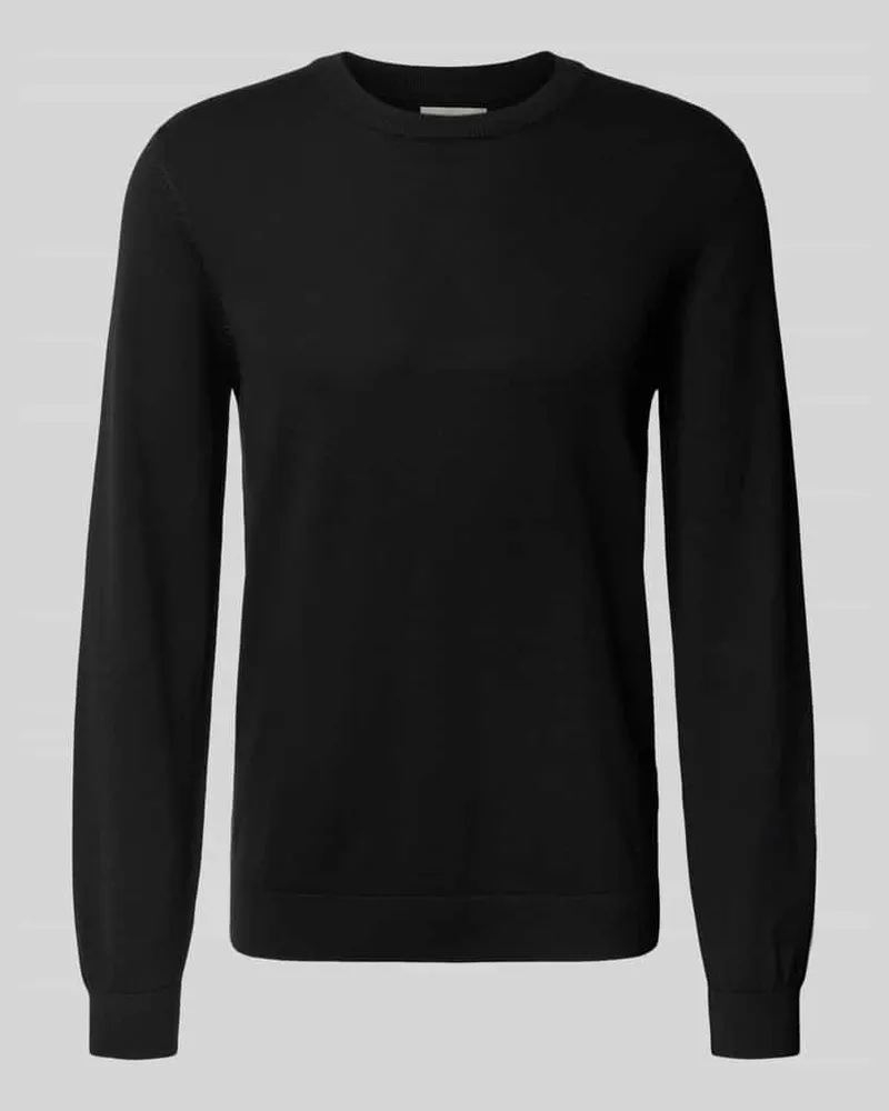 Casual Friday Strickpullover mit Rundhalsausschnitt Modell 'OSVALD 