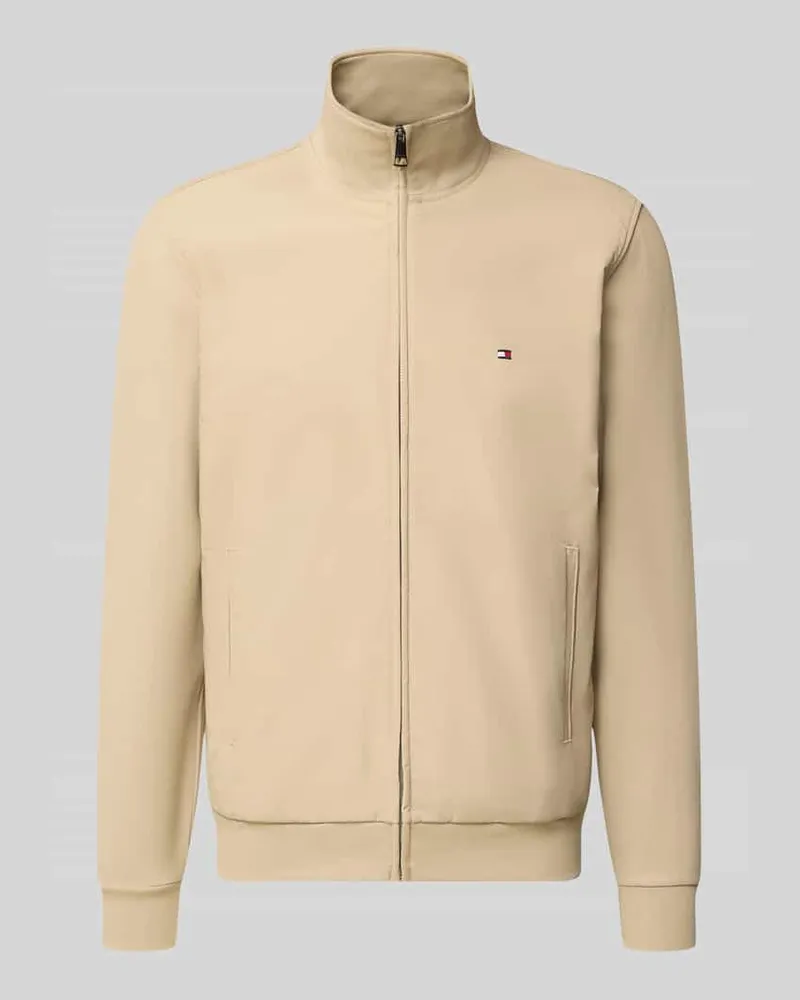 Tommy Hilfiger Regular Fit Blouson aus Baumwoll-Mix Beige
