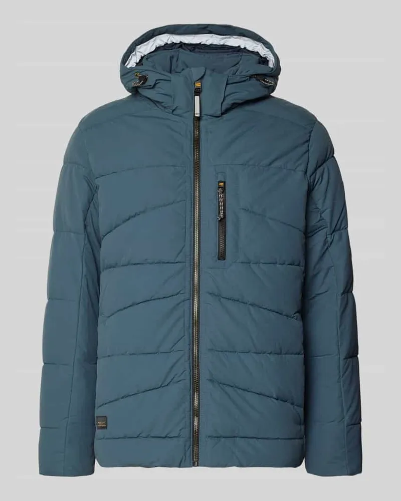 Camel Active Steppjacke mit Kapuze Petrol