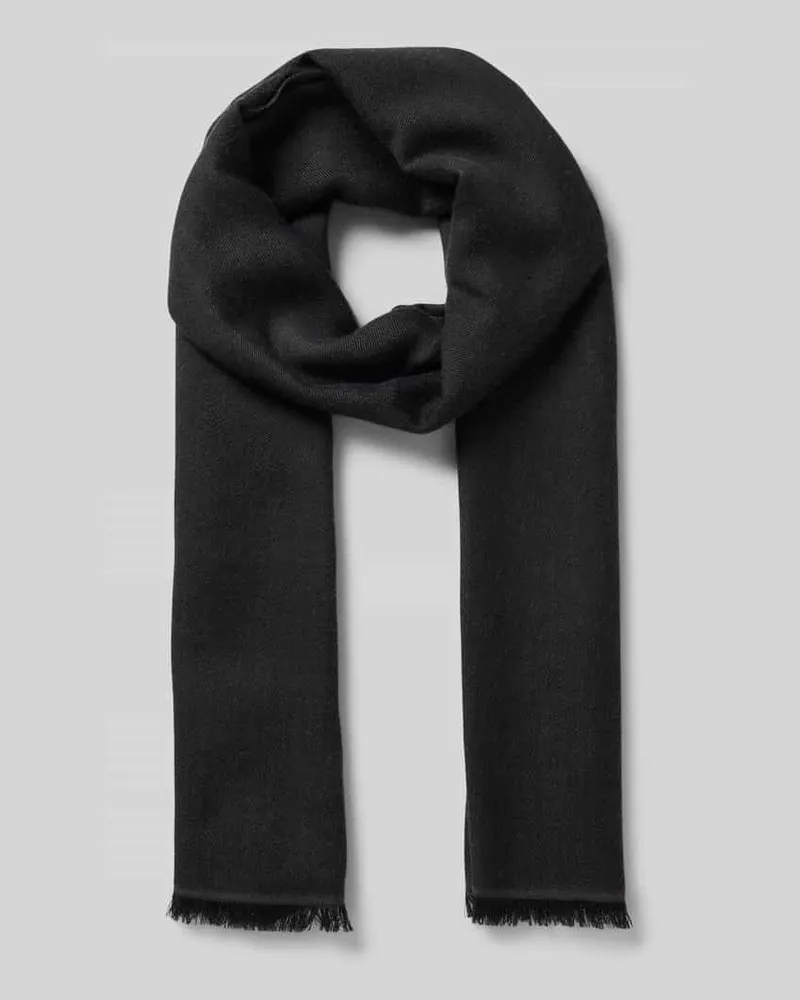HUGO BOSS Schal mit dezenten Streifen 