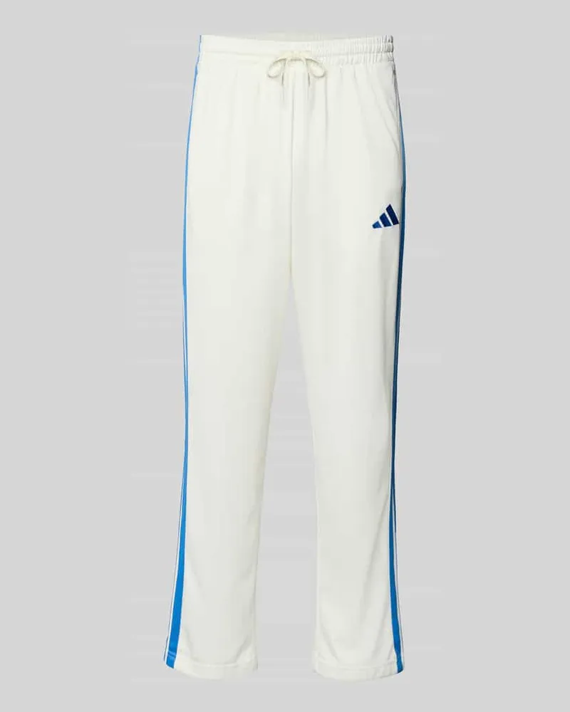 adidas Straight Fit Sweatpants mit Logo-Stitching Offwhite