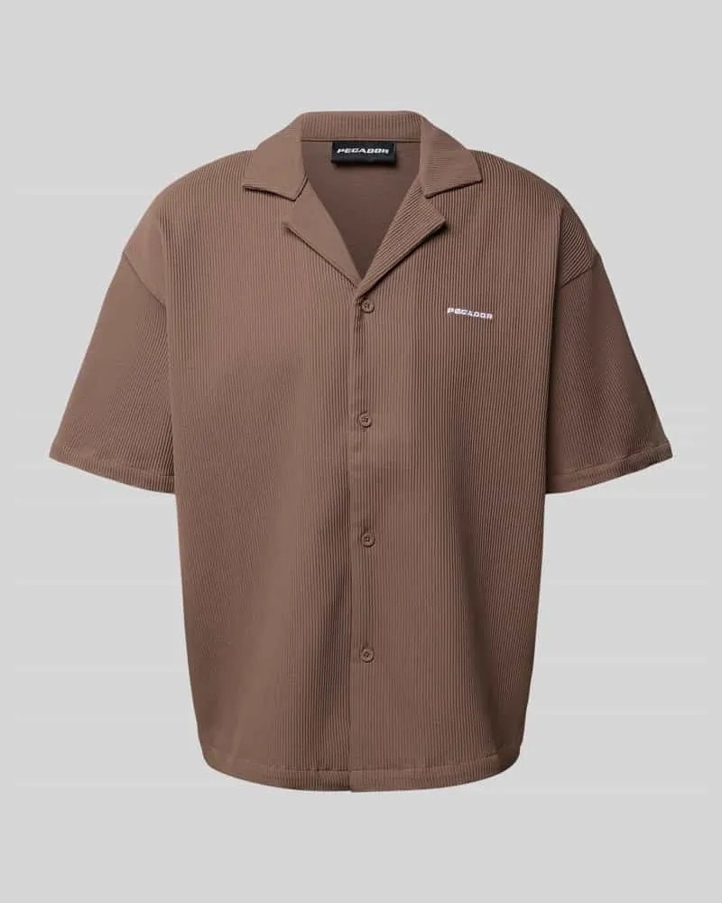 PEGADOR Relaxed Fit Freizeithemd mit Plisseefalten Modell 'TROY 
