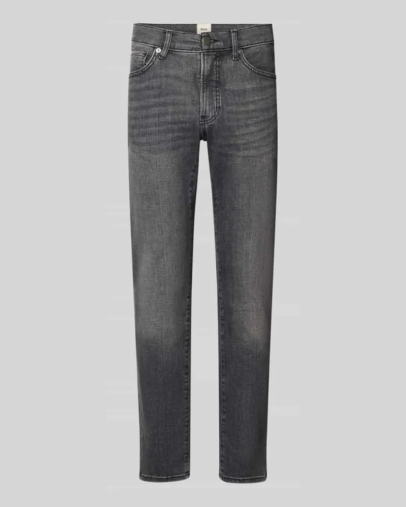 Brax Modern Fit Jeans aus Baumwoll-Mix Modell 'Chuck Mittelgrau