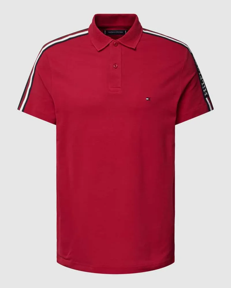Tommy Hilfiger Regular Fit Poloshirt mit Kontraststreifen 