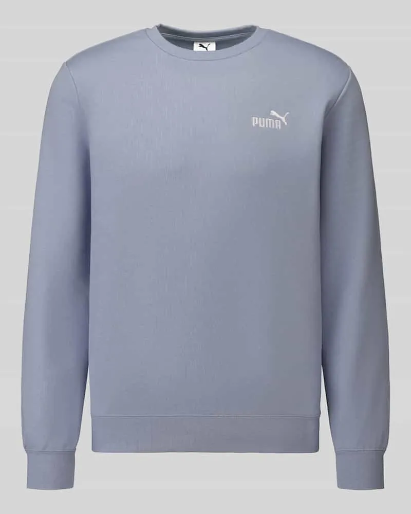 Puma Regular Fit Sweatshirt aus Baumwoll-Mix Modell 'NO1 Hellblau