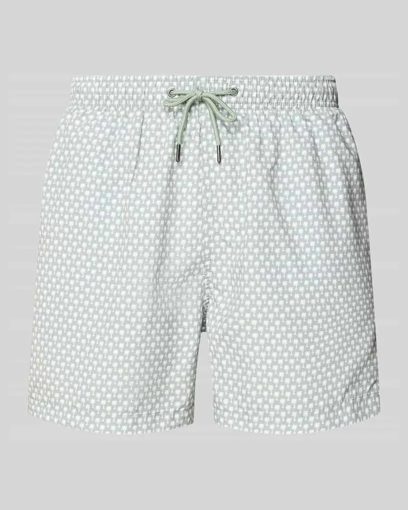 McNeal Badehose mit Gesäßleistentasche Metallic