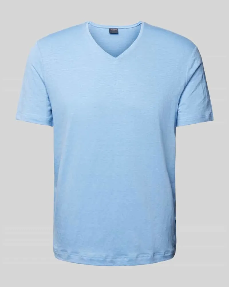 Olymp Regular Fit T-Shirt aus reiner Baumwolle 