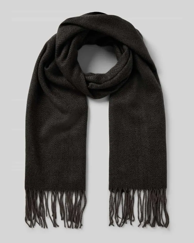 Barts Schal mit Ausfransungen Black