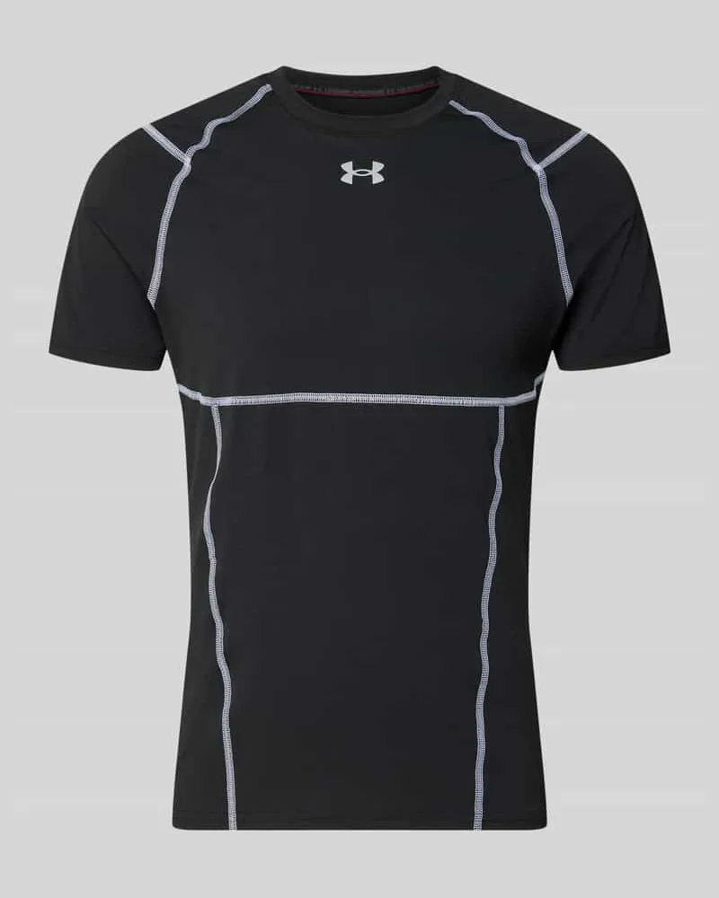 Under Armour T-Shirt mit Logo-Print und Raglanärmel Black