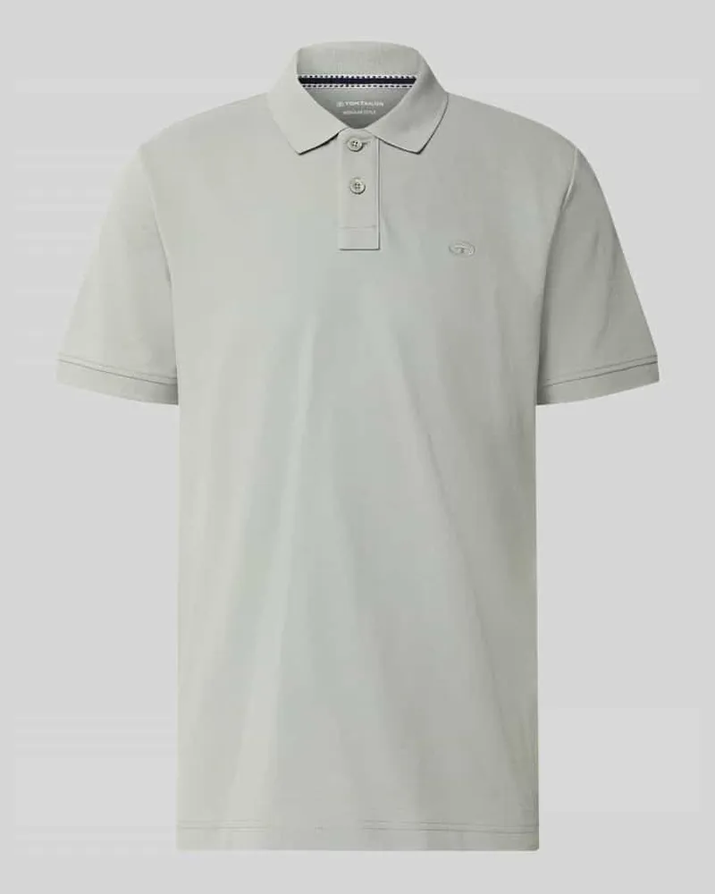 Tom Tailor Regular Fit Poloshirt aus Baumwoll-Mix Mint