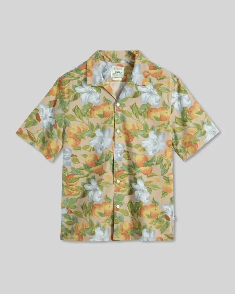 Levi's Regular Fit Freizeithemd mit Allover-Print Beige