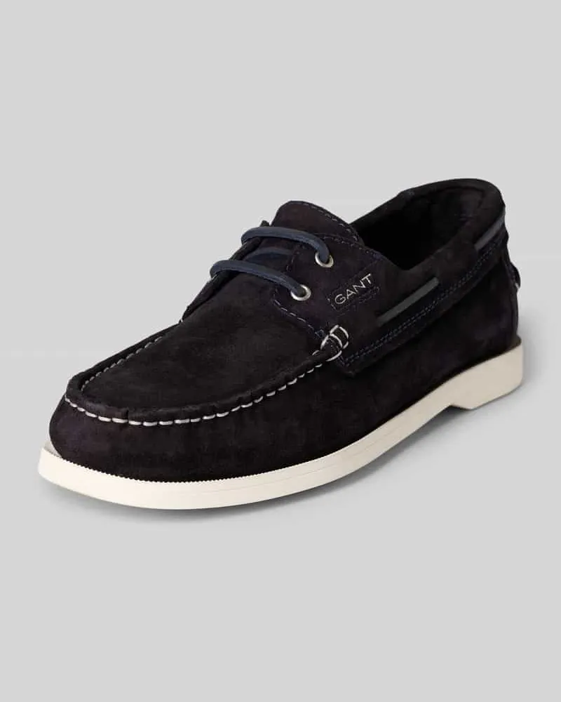 Gant Bootsschuhe mit Label-Stitching Modell 'Yardport Marine