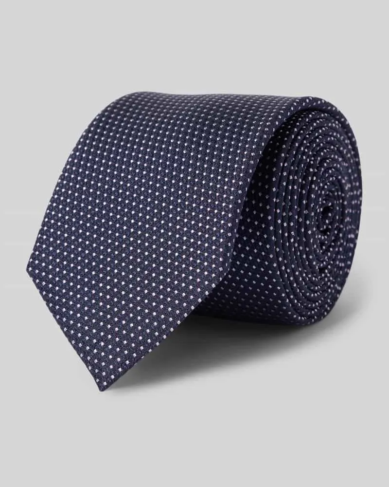 HUGO BOSS Seidenkrawatte mit Strukturmuster 
