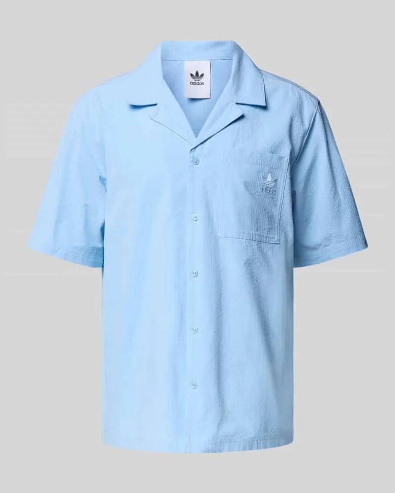 adidas Regular Fit Freizeithemd mit Reverskragen Hellblau