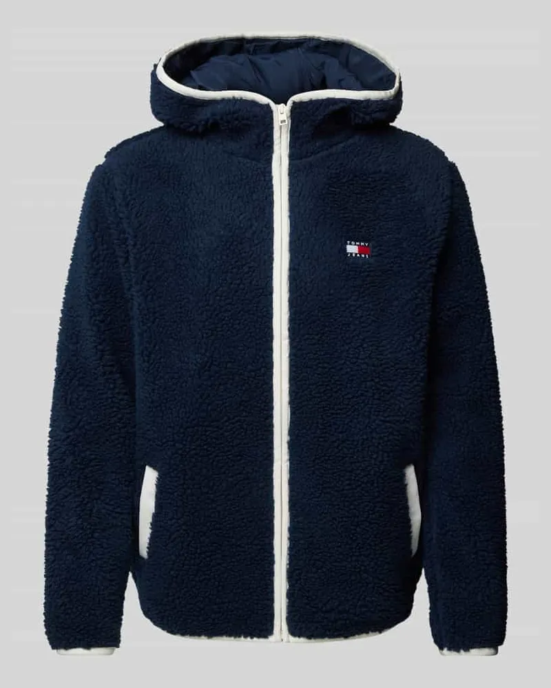 Tommy Hilfiger Sherpa Jacket mit Label-Patch 
