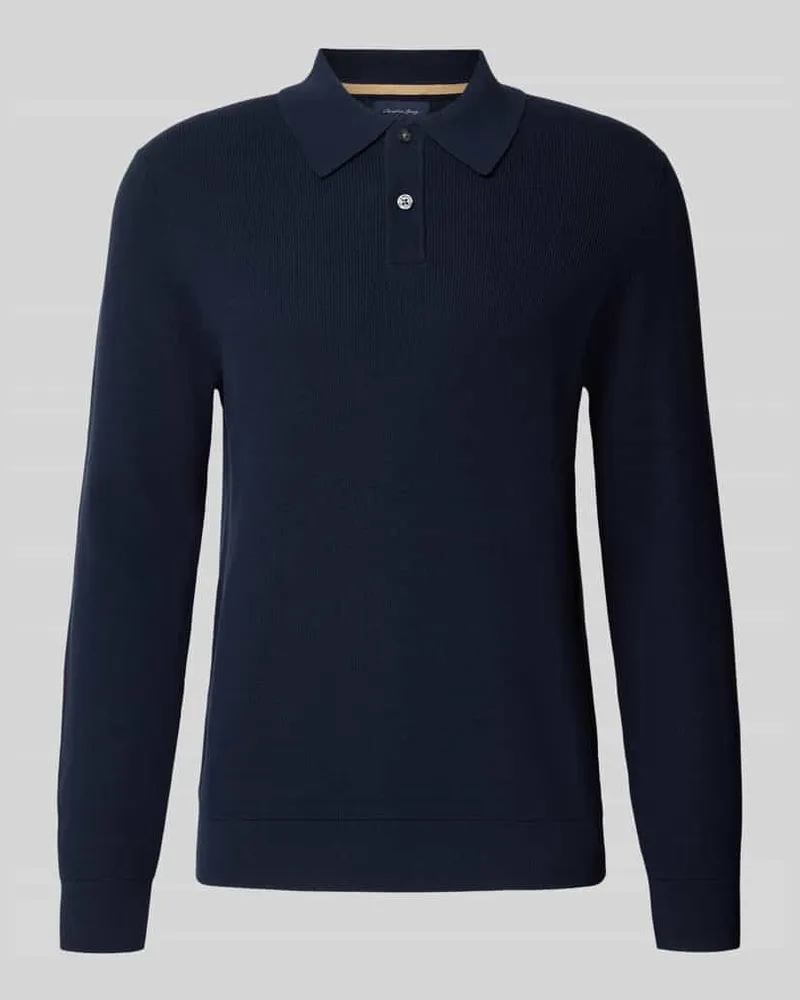 Christian Berg Slim Fit Poloshirt mit Knopfleiste 