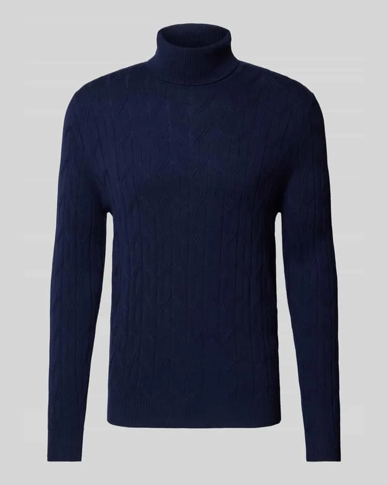Christian Berg Slim Fit Strickpullover aus Woll-Kaschmir-Mix 