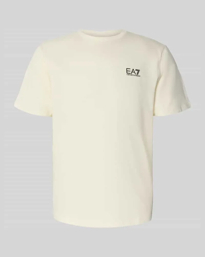EA7 T-Shirt mit Label-Print 