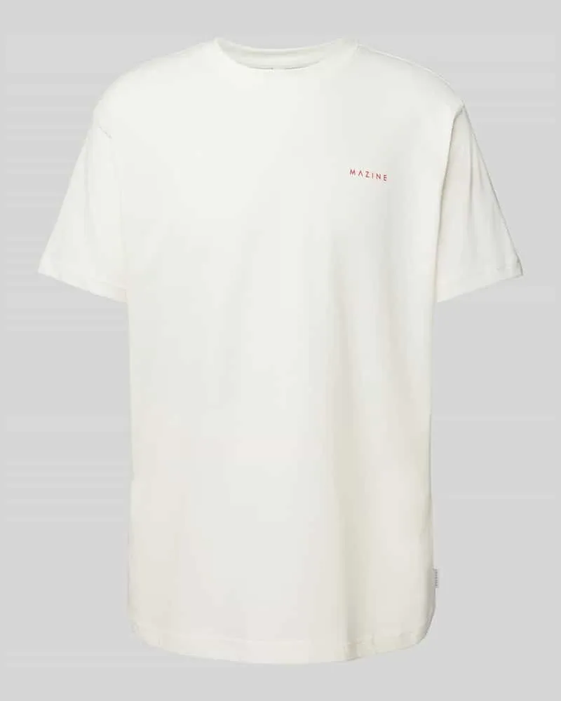 Mazine T-Shirt mit Label-Print 