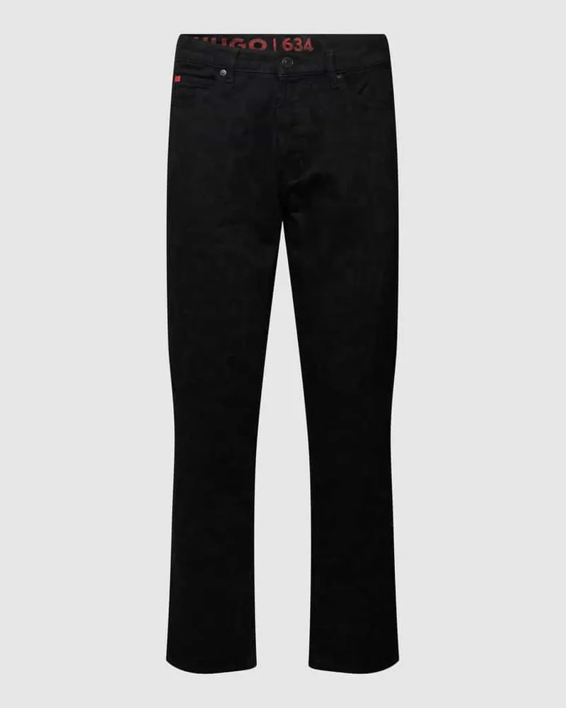 HUGO BOSS Jeans mit Label-Details Modell Black