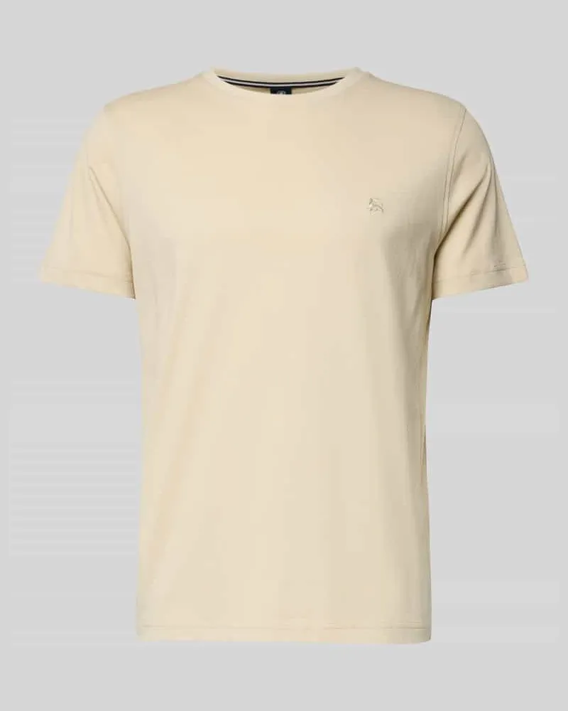 Lerros T-Shirt mit Logo-Stitching 