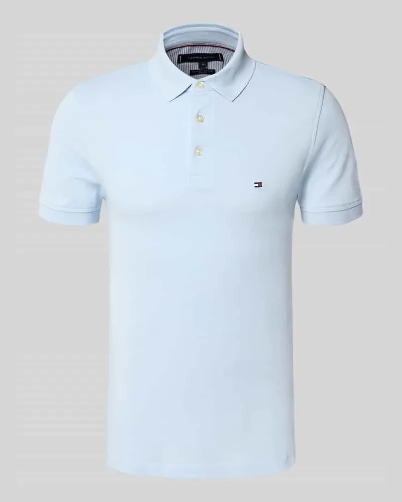 Tommy Hilfiger Slim Fit Poloshirt aus Baumwoll-Elasthan-Mix 